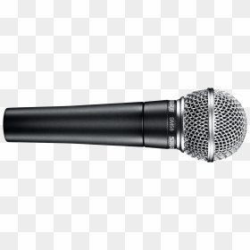 Mic Shure Sm58 Png, Transparent Png - podcast microphone png