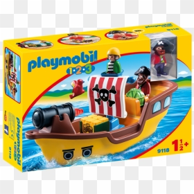 1 2 - Playmobil Pirate Ship Toys, HD Png Download - pirate boat png