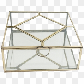 Brass & Glass Box, Large - Shelf, HD Png Download - glass box png