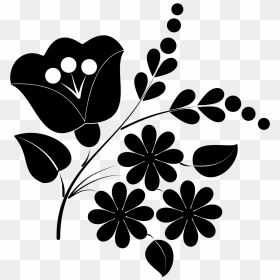 Flower Ornament Folk Art Clip Arts, HD Png Download - flower art png