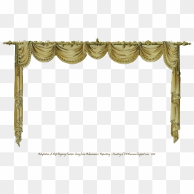 Curtain Clipart Stage - Transparent Curtain Design Png, Png Download - stage curtain png