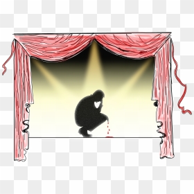 Transparent Stage Curtain Png - Stage, Png Download - stage curtain png