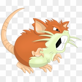 Shiny Raticate Pokédex - Shiny Raticate Pokemon, HD Png Download - raticate png