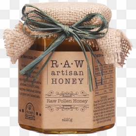 Raw Honey With Bee Pollen, 100% Natural, Pure Honey, - Gift Wrapping, HD Png Download - honey drip png