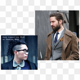 British Model Jack Guinness Is Arguably The Uk"s Foremost - Hairstyle, HD Png Download - man bun png