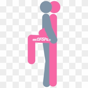 An Illustration Of The Pink Flamingo Sex Position - Graphic Design, HD Png Download - pink flamingo png