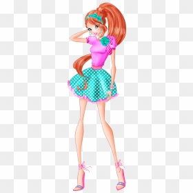 World Of Winx Chef Chic Bloom Strawberry Outfit Png - Winx World Of Png, Transparent Png - dresses png