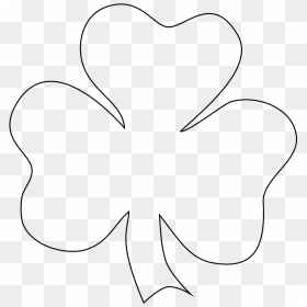 Free Shamrock Pictures - Printable Full Page Printable Shamrock Template, HD Png Download - shamrock border png