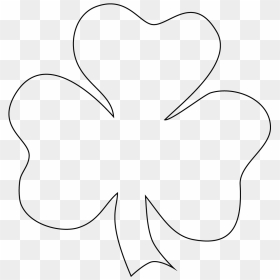 Free Shamrock Pictures - Printable Full Page Printable Shamrock Template, HD Png Download - shamrock border png