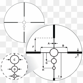 The Bdc Predator Hunting Reticle Utilizes Ballistic - Portable Network Graphics, HD Png Download - target reticle png