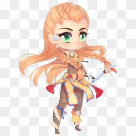 Aloy , Png Download - Horizon Zero Dawn Aloy Cartoon, Transparent Png - aloy png