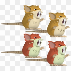 Pokemon Raticate En 3d, HD Png Download - raticate png