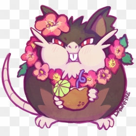 View Samegoogleiqdbsaucenao Hawaiian Jesus , - Cute Pokemon Alolan Raticate, HD Png Download - raticate png