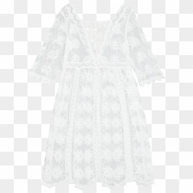 Crochet Lace Beach Cover Up Dress White Beach Dresses - Lace, HD Png Download - dresses png