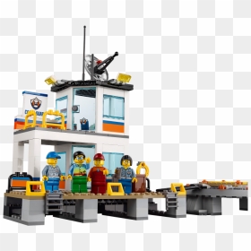 Coast Guard Head Quarters - Lego City Coast Guard Headquarters, HD Png Download - lego head png
