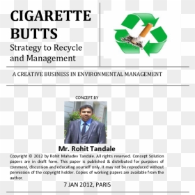 Document, HD Png Download - cigarette butt png