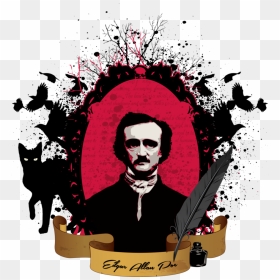 Edgar Allan Poe By Johnriddle20-d86x91i - Edgar Allen Poe Png, Transparent Png - idris elba png