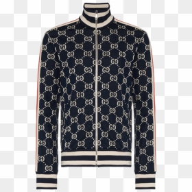 Gucci Jacquard Tracksuit Jacket - Gg Jacquard Cotton Jacket, HD Png Download - gucci pattern png