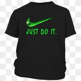 Rick And Morty Just Do It Nike Logo Shirts T Shirt - Nike Rick And Morty Background, HD Png Download - nike just do it png