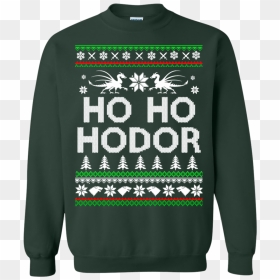 Game Of Throne Ho Ho Hodor Christmas Shirt, HD Png Download - hodor png