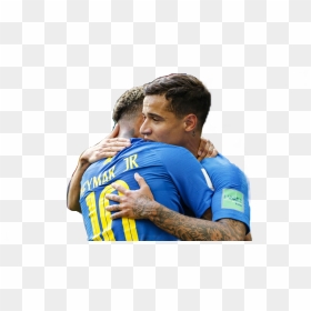 Transparent Neymar Brazil Png - Neymar E Coutinho Png, Png Download - neymar brazil png