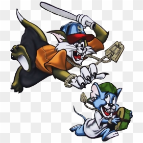 Tom And Jerry Gangsta - Tom And Jerry Gangster, HD Png Download - gangsta png