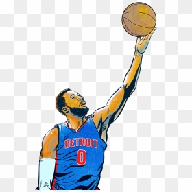 Skal Labissiere And Andre Drummond - Andre Drummond Cartoon, HD Png Download - andre drummond png