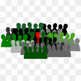 Animated Crowd Of People, HD Png Download - target audience png
