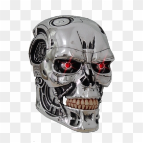 Terminator Skull Png Image - Terminator T 800 Head, Transparent Png - terminator arnold png