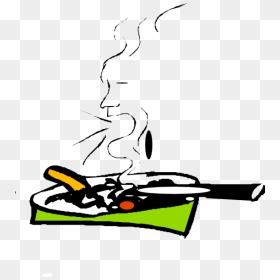 Ashtray Clip Art At - Ashtray Clipart, HD Png Download - cigarette butt png