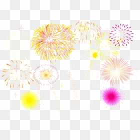 Various Colored Fireworks Transparent Decoratives In - Fireworks Psd Free Download, HD Png Download - red fireworks png