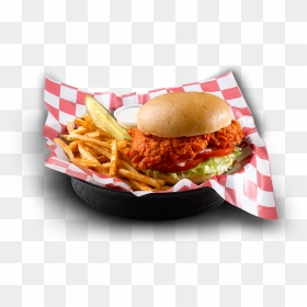 Bubbas 33 Pizza, Burgers, Beer Full Menu - Wings N More Buffalo Chicken Sandwich, HD Png Download - burger and fries png
