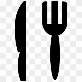 Fork And Knife - Simbolo Pranzo E Cena, HD Png Download - vhv