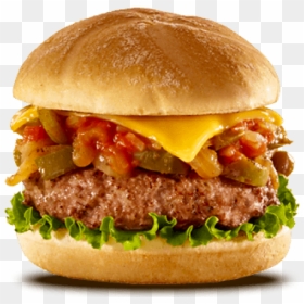 Burger Sandwich Free Png Image Download, Transparent Png - burger and fries png