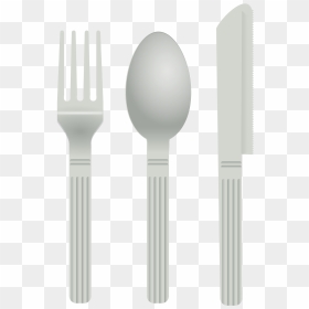 Spoon Clip Art, HD Png Download - fork knife png