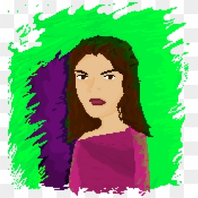 I Drew A Lorde Pixel Art Inspired By "green Light - Illustration, HD Png Download - lorde png