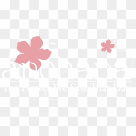 The Flower We Saw That Day - Graphic Design, HD Png Download - anime flowers png