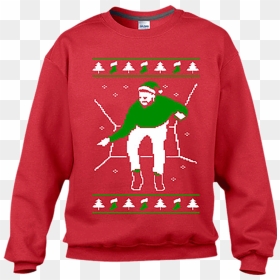 Drake Ugly Christmas Hat Hotline Bling Stockings Sweatshirt, - Christmas Jumper, HD Png Download - drake hotline bling png
