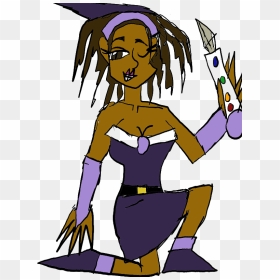 #art #drawing #witch #sexy #blackgirl - Cartoon, HD Png Download - sexy witch png
