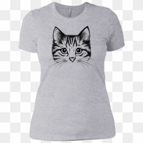 Kitten"s Innocent Face Women"s Tshirt - Liberty Or Death Don T Tread On Me Shirts, HD Png Download - kitten face png