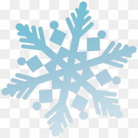 12 Blue Snowflake Window Cling Window Flakes - Snowflakes Blue Png, Transparent Png - blue snowflake png