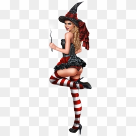 Tube Sorcière Sexy, Halloween - Sexy Witch On Png, Transparent Png - sexy witch png