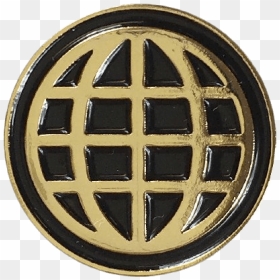 Golden Globe Lapel Pin - Peace Symbols, HD Png Download - golden globe png