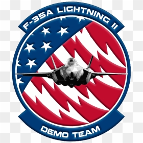 F 35 Demo Team Patch, HD Png Download - f-35 png