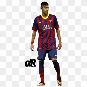 Barcelona Fc Neymar Png, Transparent Png - Fc Barcelona Neymar Santos Png, Png Download - neymar brazil png