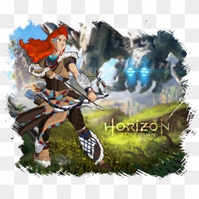 Aloy Horizon Zero Dawn Wbackground By Scottishsocialist - Horizon Zero Dawn, HD Png Download - aloy png