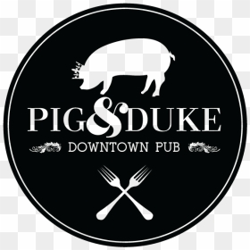 Pig & Duke Downtown Logo, HD Png Download - duke png