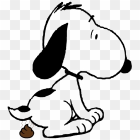 Snoopy Pooping, HD Png Download - dog pooping png