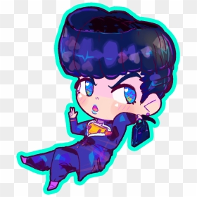 Jjba Chibi Head Transparent, HD Png Download - josuke png