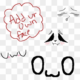 Draw Your Face Clipart , Png Download - Uwu Face, Transparent Png - kitten face png